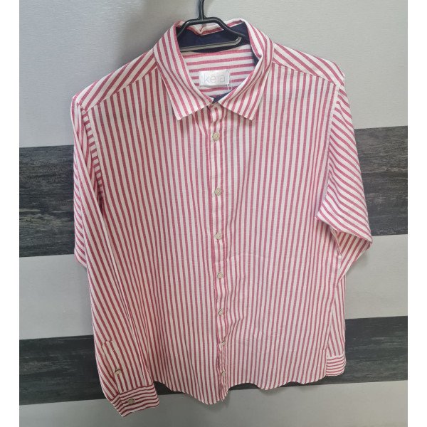 CAMISA M-L RAYAS AZULES