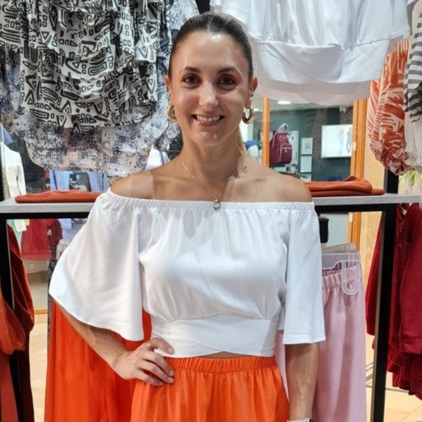 BLUSA CORTA BLANCA CHALIS