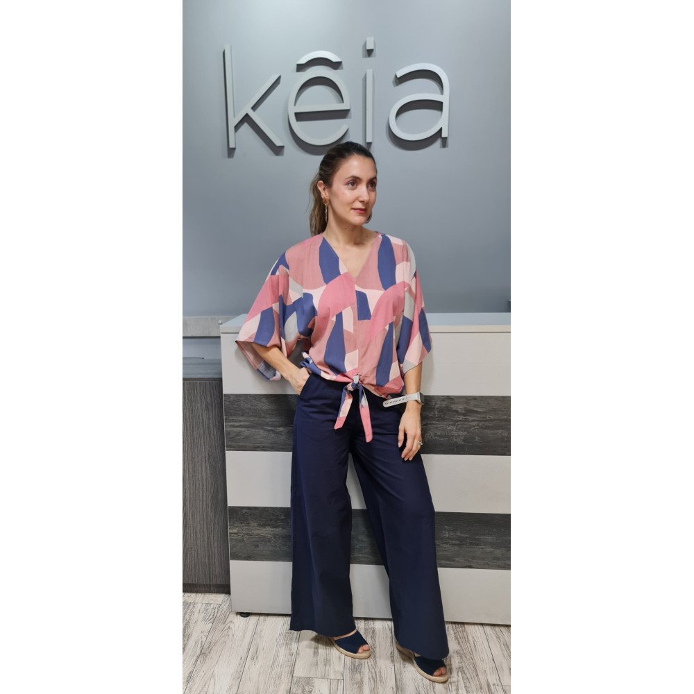 PANTALON AZUL MARINO ELASTICO