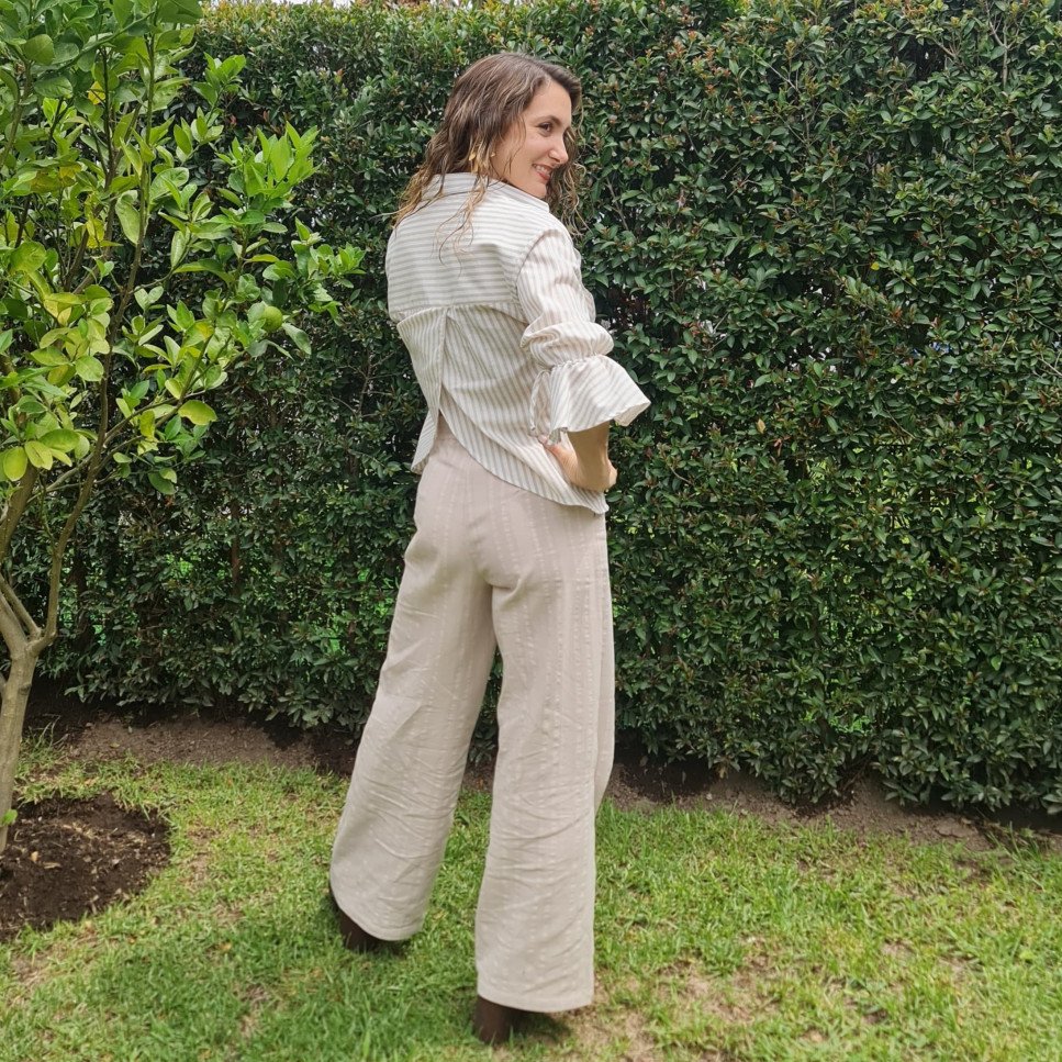 BLUSA CAMISERA RAYAS HABANAS