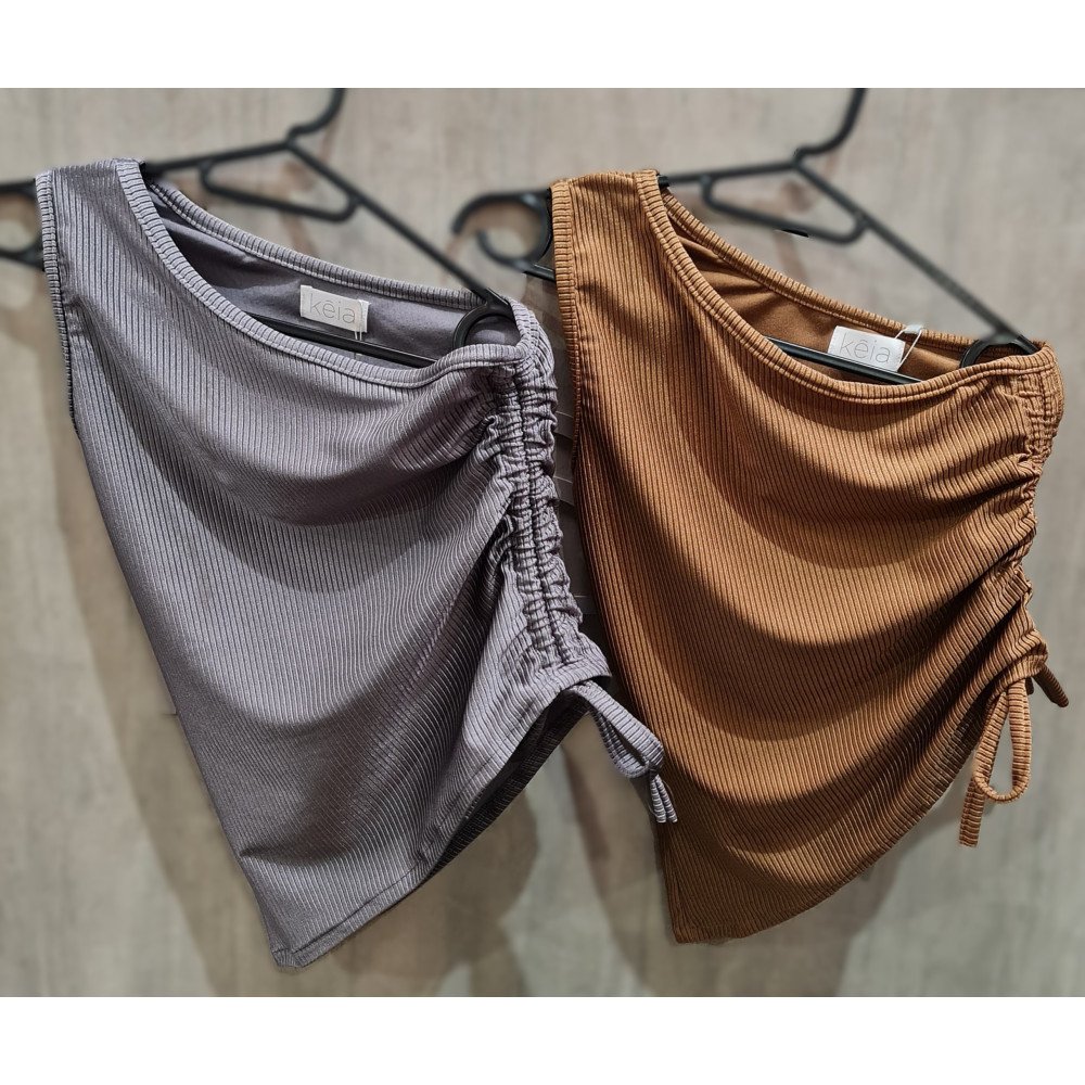 TOP DORADO UN HOMBRO