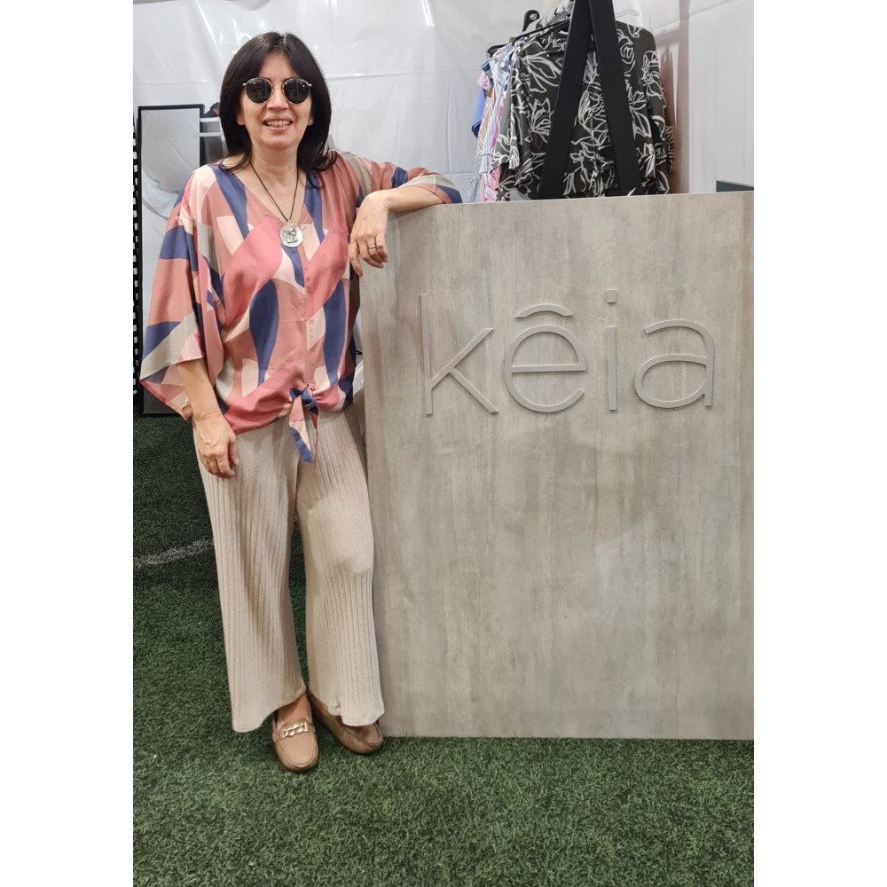 BLUSA MULTICOLOR KIMONA