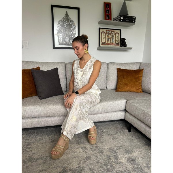 PANTALON ROJO ELASTICO