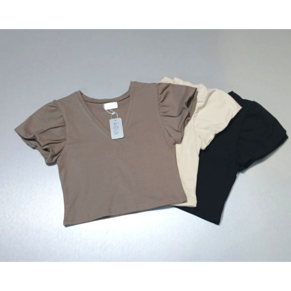 CAMISETA BEIGE M-BOMBACHA