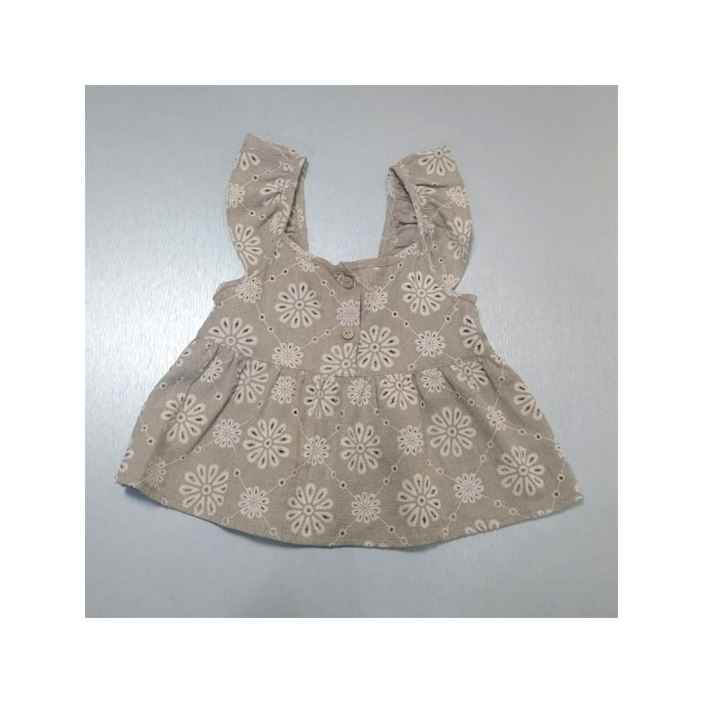 BLUSA S-M OJALILLO CAFE