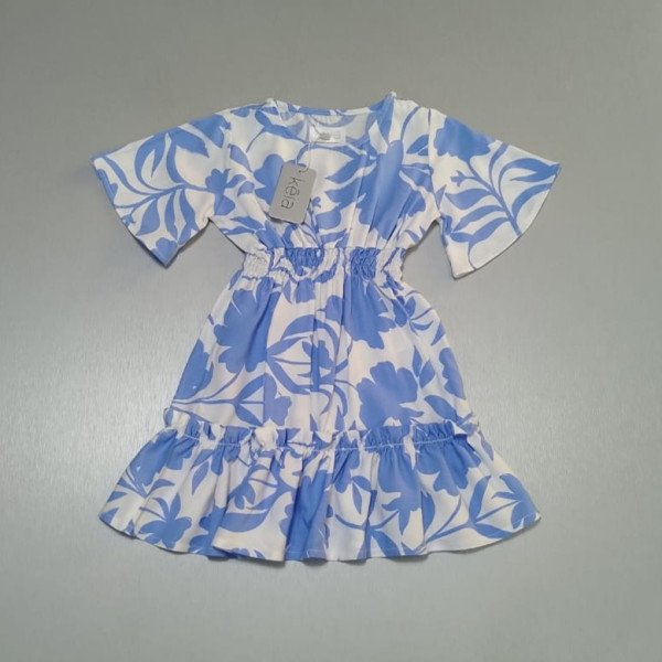 VESTIDO  FLORES NEGRAS