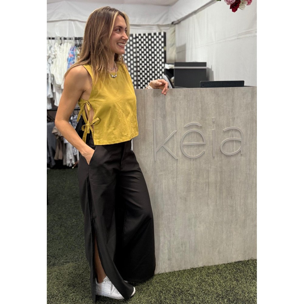 BLUSA TOP VERDE-LIMON