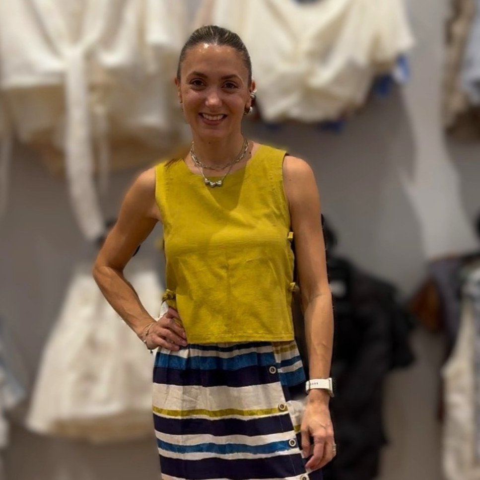 BLUSA TOP VERDE-LIMON