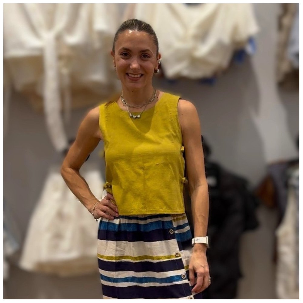 BLUSA TOP VERDE-LIMON