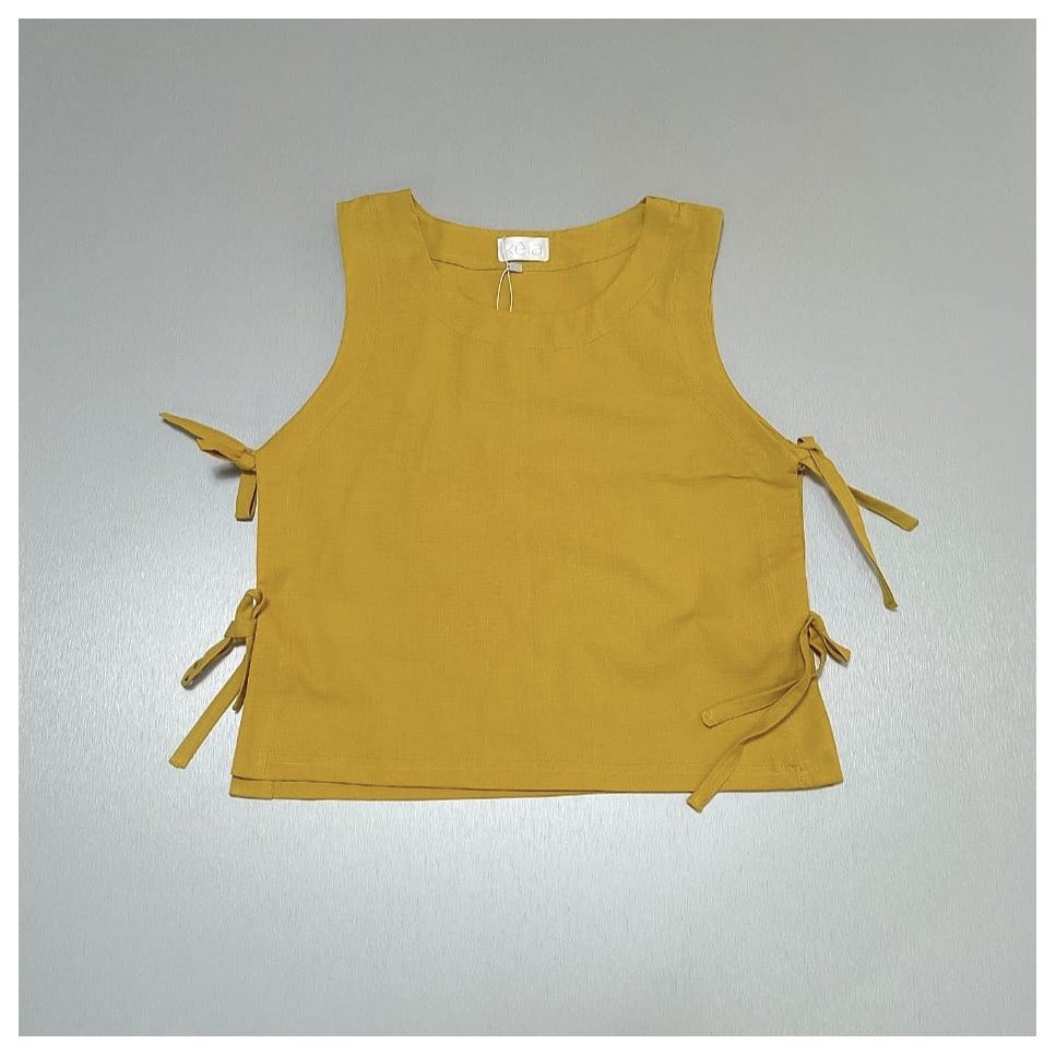 BLUSA TOP VERDE-LIMON