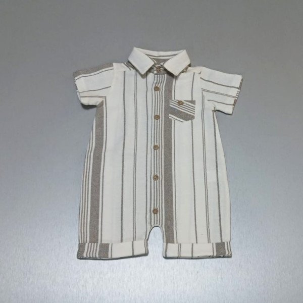 CONJUNTO BEIGE CAMISA-SHORT