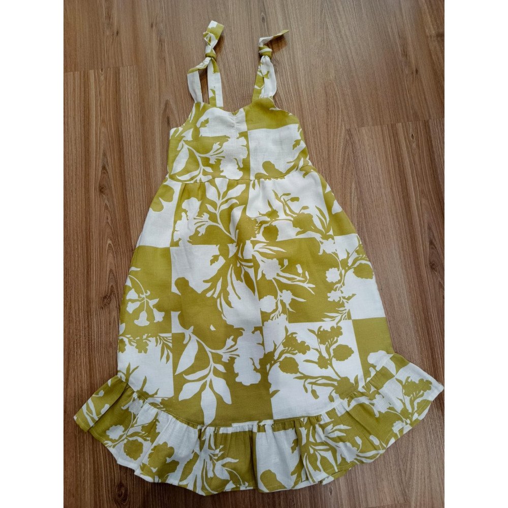 VESTIDO VERDE LIMÓN