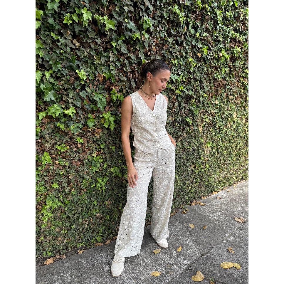 CHALECO LINO SEMILLA