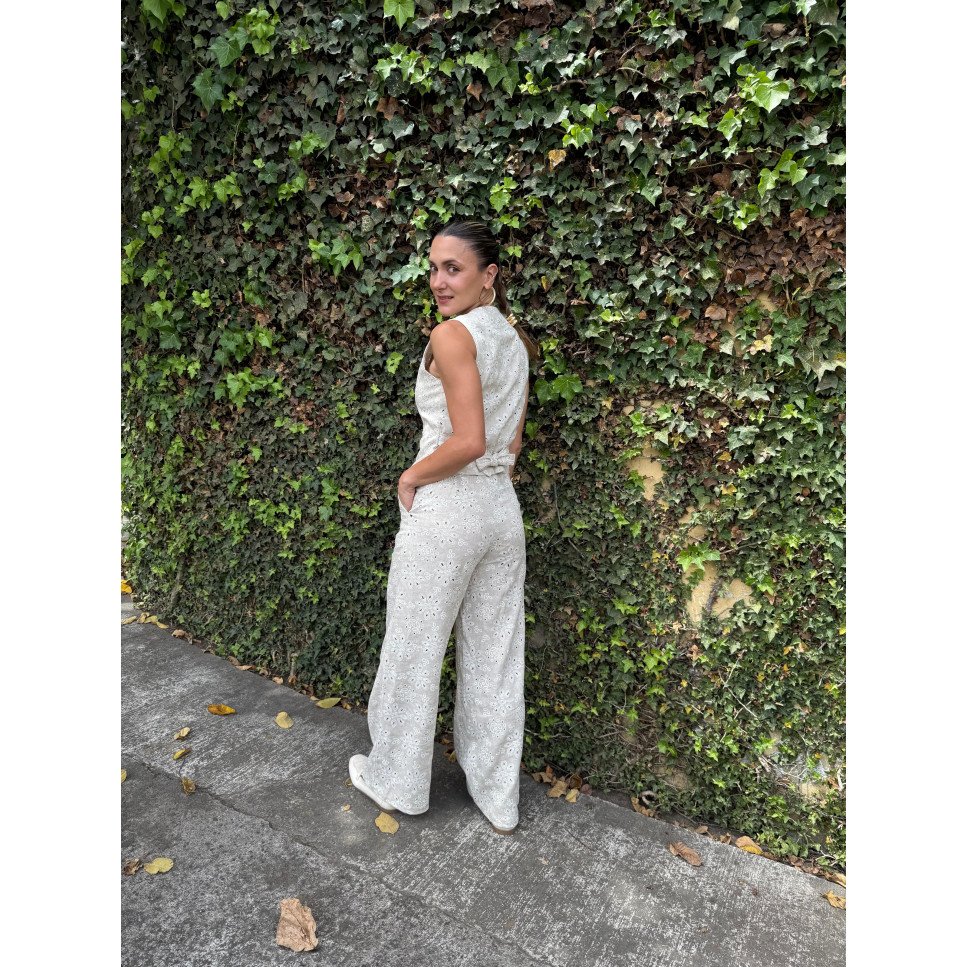 CHALECO LINO SEMILLA