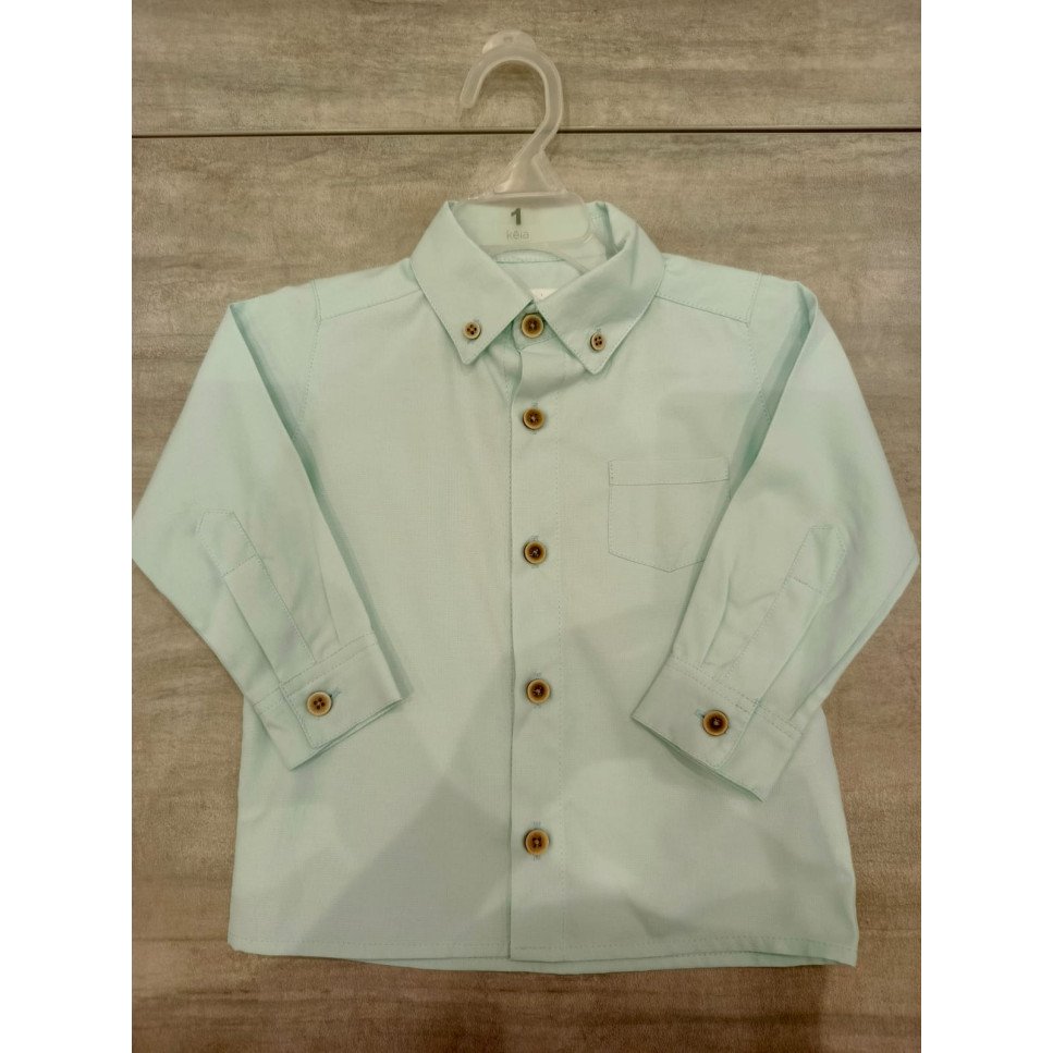 CAMISA OXFORD MENTA
