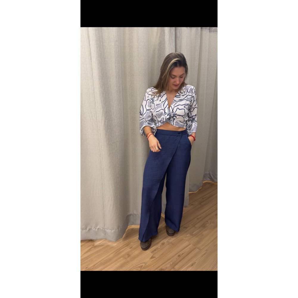 PANTALON FALDA AZUL