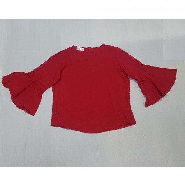 Blusa roja hot sale