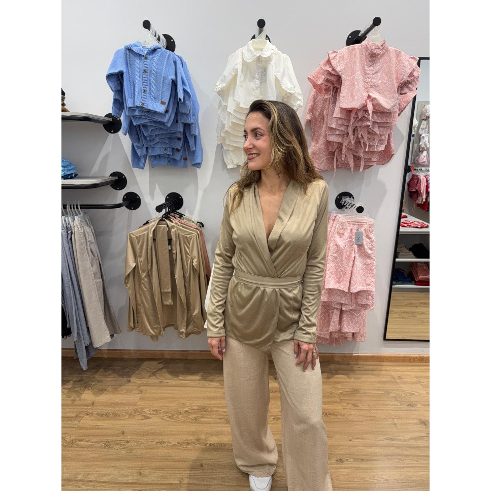 CHAQUETA GAMUZA CAMEL