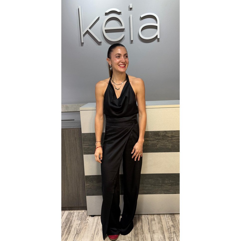 PANTALÓN FALDA-NEGRO